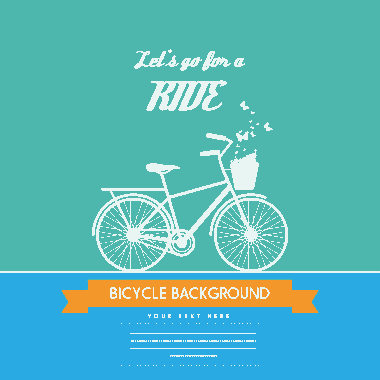 Bicycle Background White Silhouette Decoration Free Vector