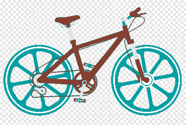 Bicycle Advertising Background Bright Colorful Modern Design Free Vector