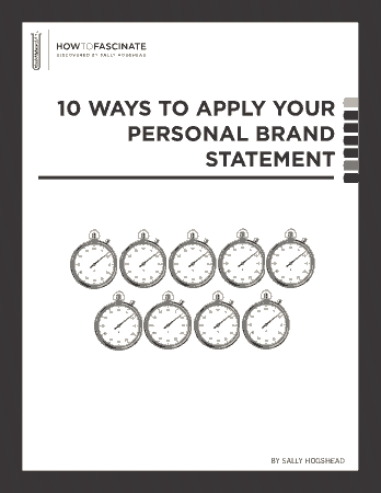 10 Ways to Personal Brand Statement Marketing Template
