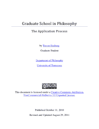 Personal Statement For Philosophy Graduate School Template