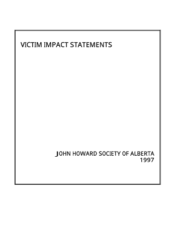 Personal Victim Impact Statement Template
