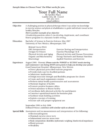 Resume Objective Statement Examples For Physical Theraphy Template