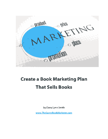 Creat Book Marketing Plan Template