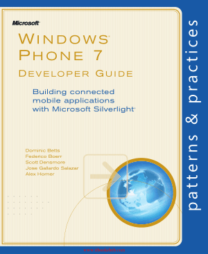 Free Download PDF Books, Windows Phone 7 Developer Guide