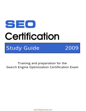 Seo Certification Study Guide