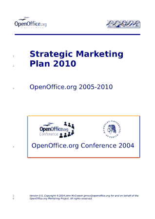 Printable Strategic Marketing Plan Template