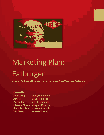 Restaurant Marketing Plan Sample Template