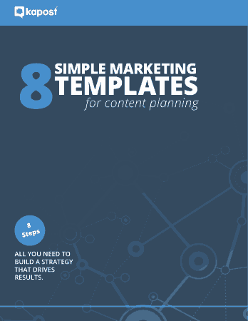Simple Marketings For Content Planning Template