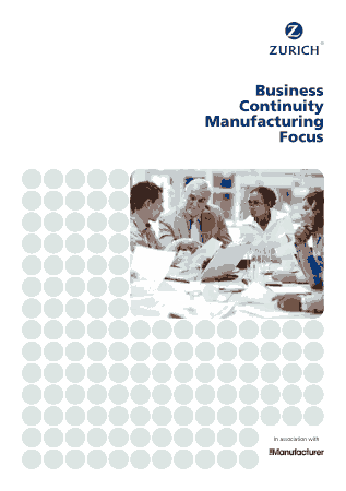 Business Manufacturing Continuity Plan Template