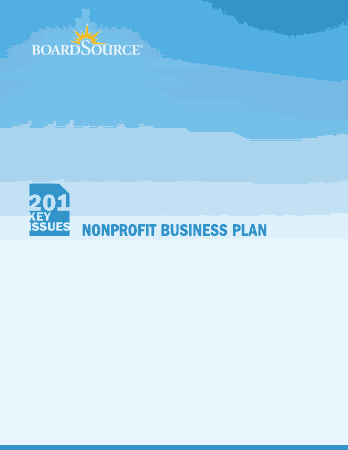 Nonprofit Business Plan Template