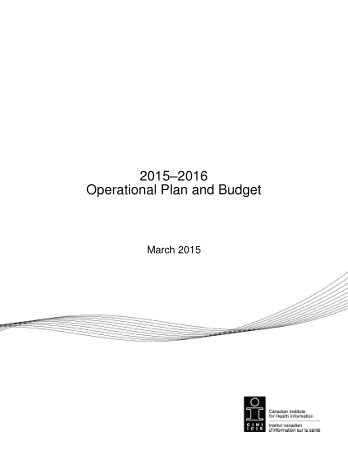 Operational and Budget Plan Template