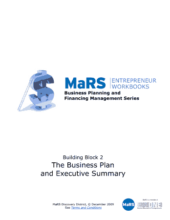 Software Business Planning and Financing Management Template