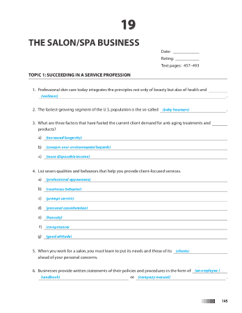 SPA Salon Business Plan Template