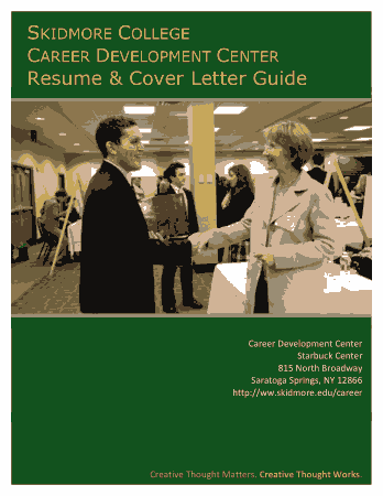 Free Download PDF Books, Career Development Center Resume Template