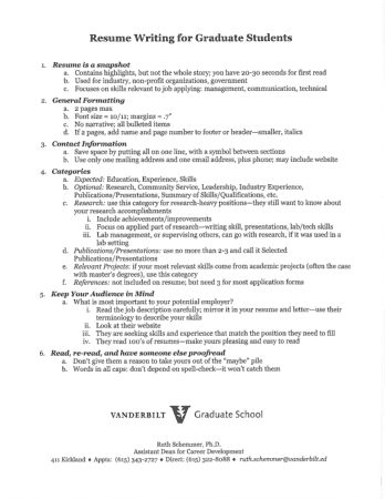 Student Resume Outline Download Template