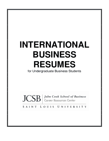 Free Download PDF Books, Professional Business Resume Template