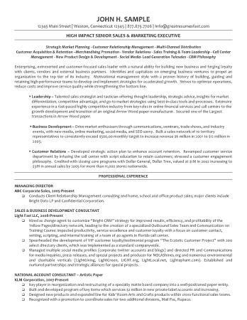 Director of Marketing Operations Resume Template