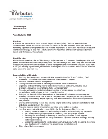 Office Manager Resume Template