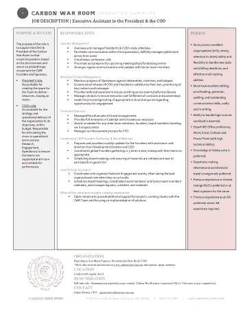Free Download PDF Books, Executive Assistant Job Description Resume Template