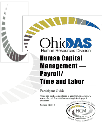 Free Download PDF Books, Human Capital Management Payroll Time And Labor Free Pdf Book