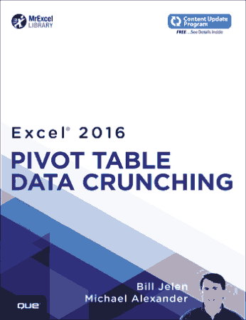 Free Download PDF Books, Excel 2016 Pivot Table Data Crunching Free PDF Book