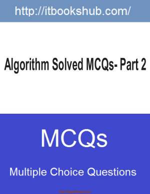 Free Download PDF Books, Algorithm Solved Mcqs Part 2