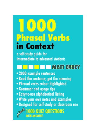 1000 Phrasal Verbs in Context Free