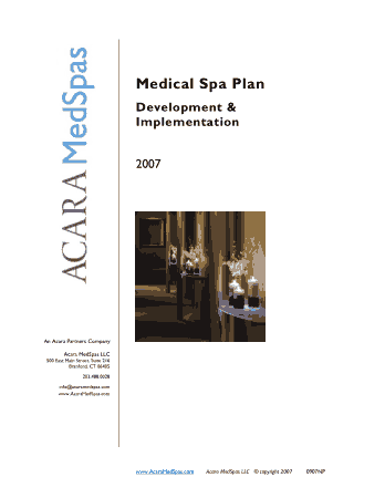 Free Download PDF Books, Medical Spa Business Plan Template