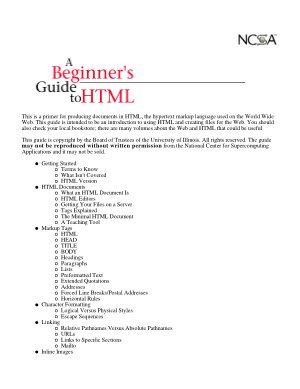 Free Download PDF Books, Beginner Guide To HTML