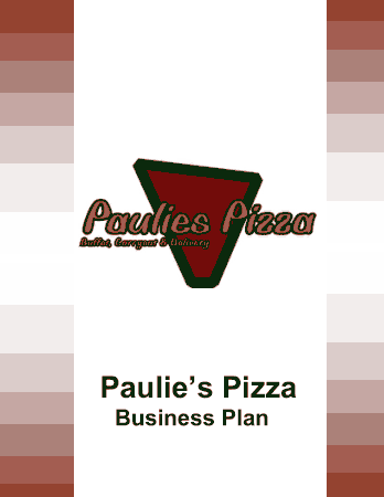 Pizzeria Business Plan Sample Template