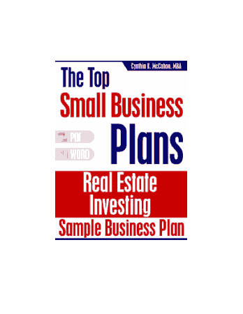 Real Estate Investment Business Plan Template