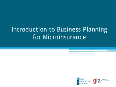 Micro Insurance Business Plan Free Template