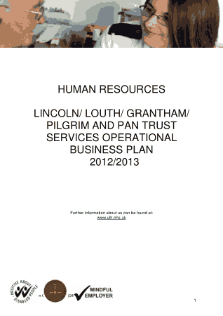 Operational Business Plan Sample Free Template