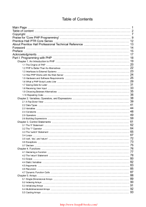 Core PHP Programming 3rd Edition – PDF Books