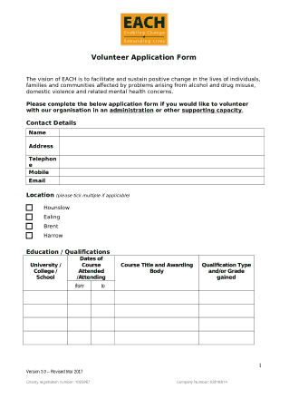 Free Download PDF Books, Charity Application Form Template