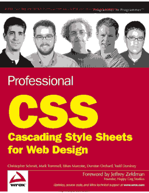 Free Download PDF Books, Professional CSS For Web Design