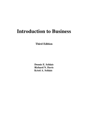 Introduction to Business Third Edition 2011 – Business Degree