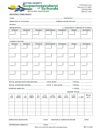 Free Download PDF Books, Employee Monthly Timesheet Template