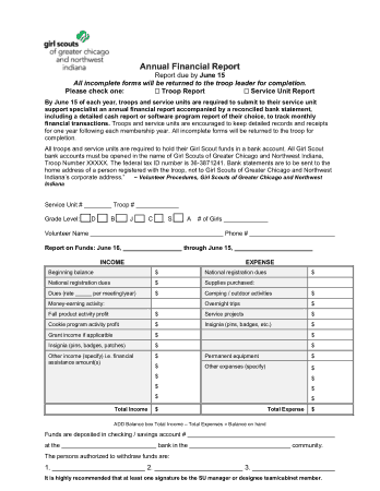 Free Download PDF Books, Annual Financial Report Template