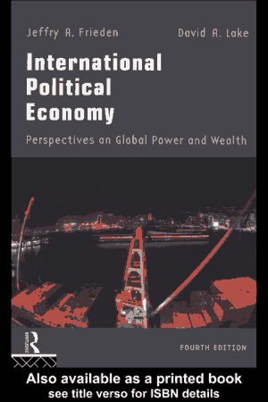 International Political Economy Free PDF Book