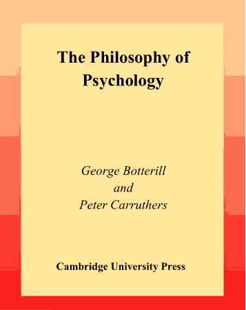 Free Download PDF Books, The Philosophy of Psychology Free PDF Book