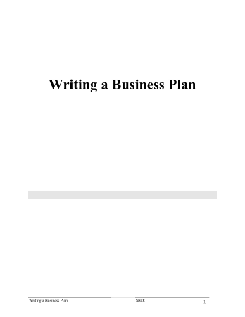 Business Plan Proposal Pdf Template
