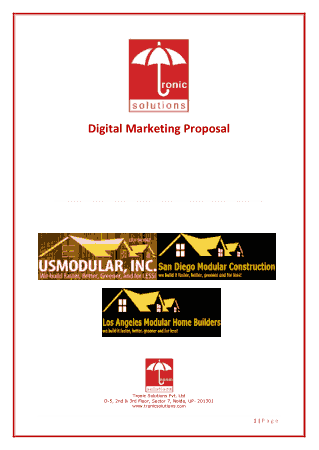 Digital Marketing Business Proposal Template