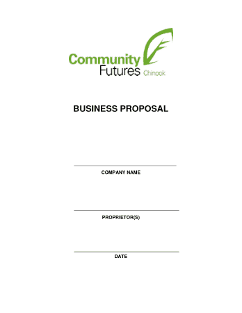 Formal Business Proposal Template