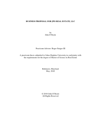 Simple Business Proposal Pdf Template