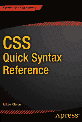 CSS Quick Syntax Reference –, Drive Book Pdf