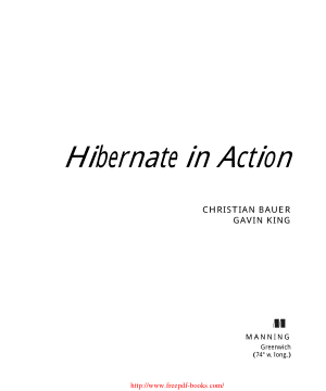 Hibernate in Action – PDF Books