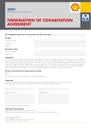 Free Download PDF Books, Termination of Cohabitation Agreement Template