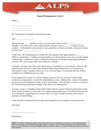 Free Download PDF Books, Client Relationship Termination Letter Template