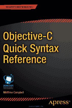 Objective C Quick Syntax Reference Book – PDF Books